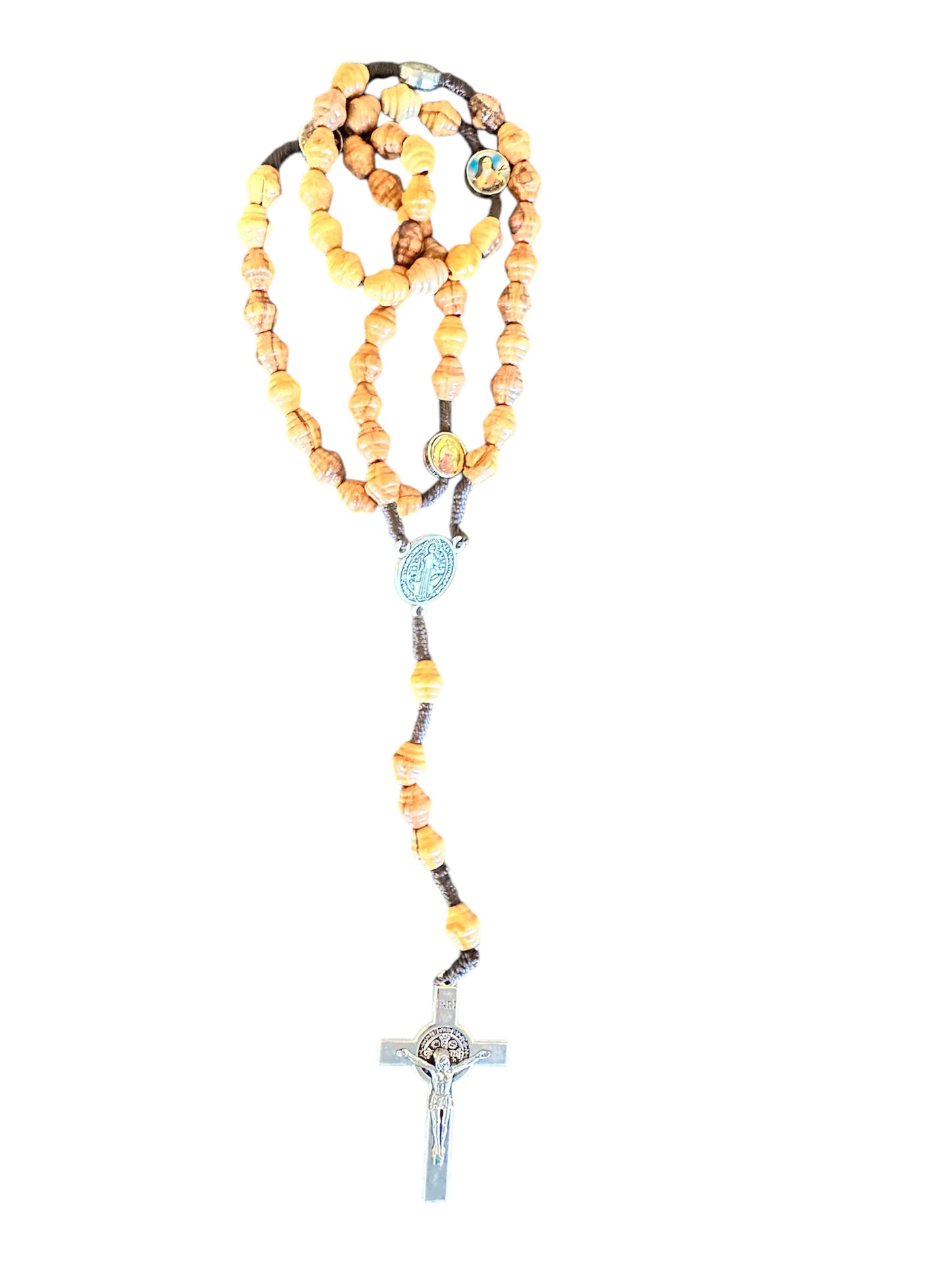 Olive Wood String Rosary