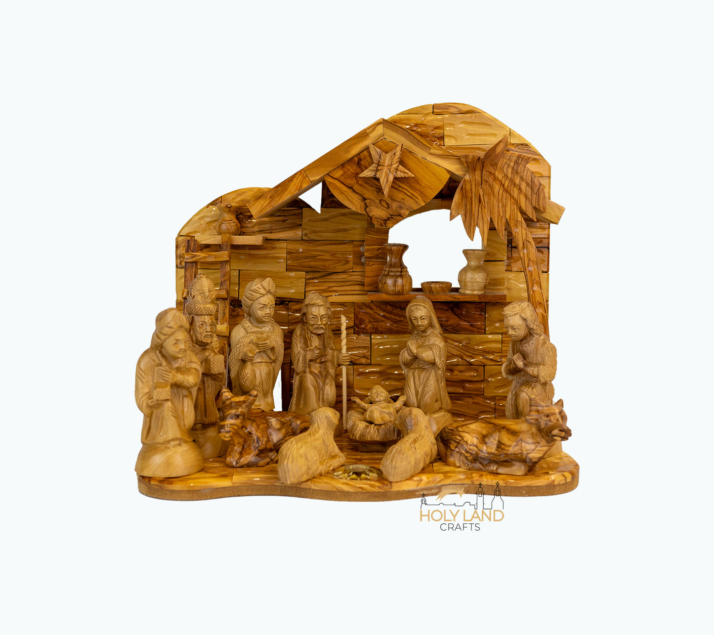 12 Set Nativity Scene w/ Music Box