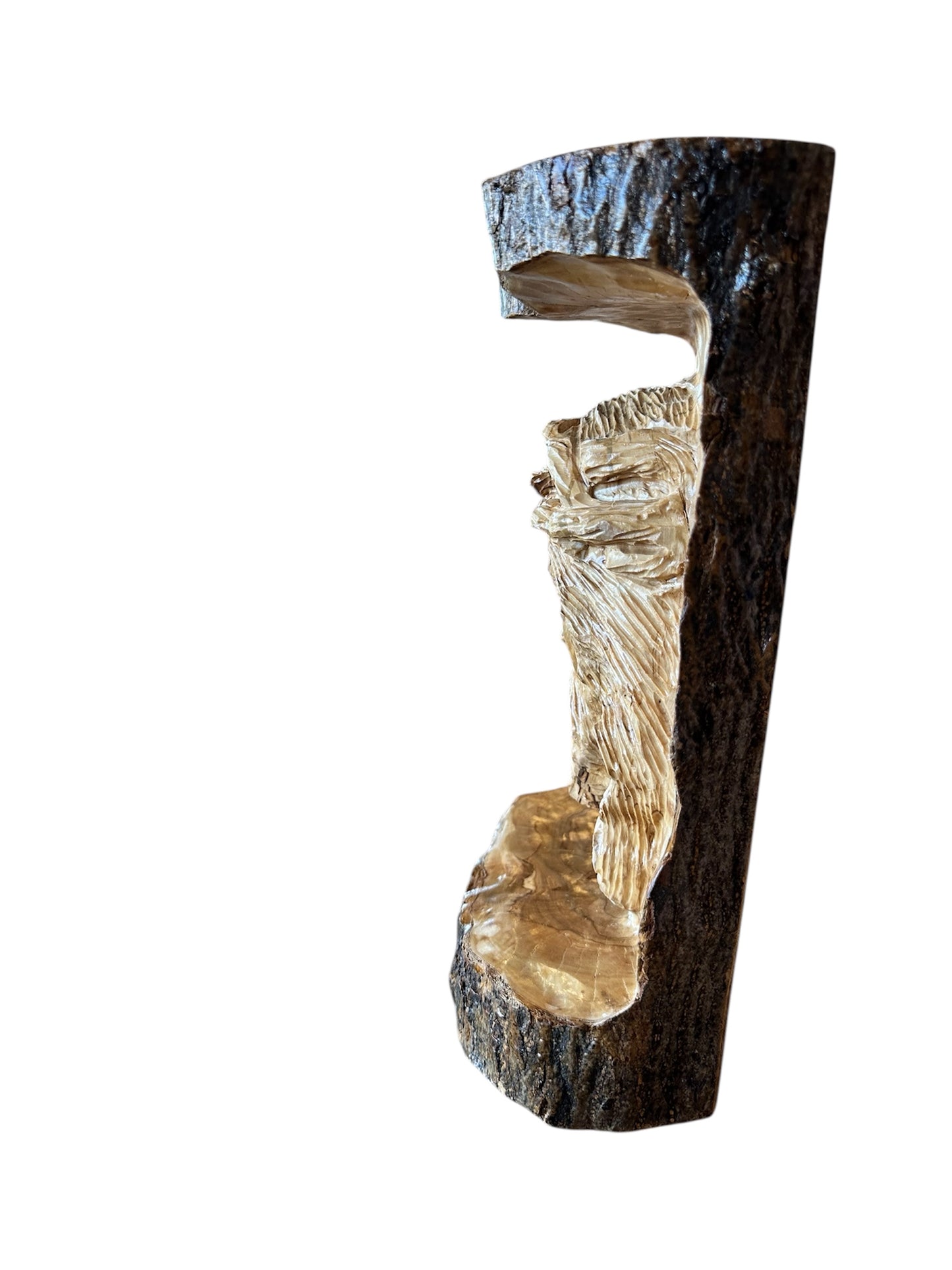Jesus Carved into the olive tree