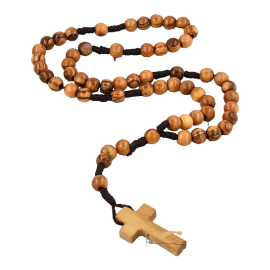 Olive Wood String Rosary