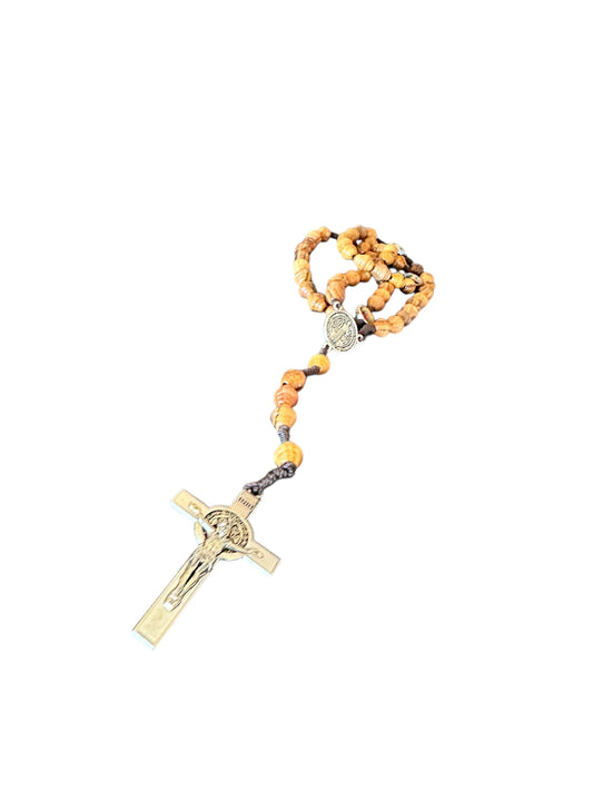 Olive Wood String Rosary
